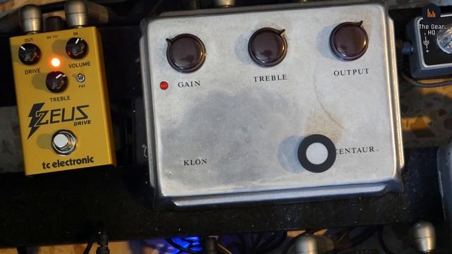 Klon Vs Clone - Klon Centaur Vs TC Electronic Zeus Drive
