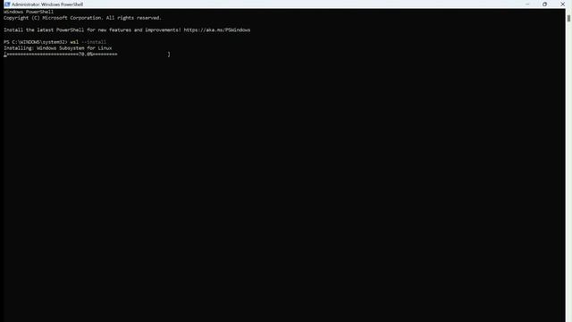 Installing Windows Subsystem for Linux (WSL) on Windows 11 смотреть онлайн