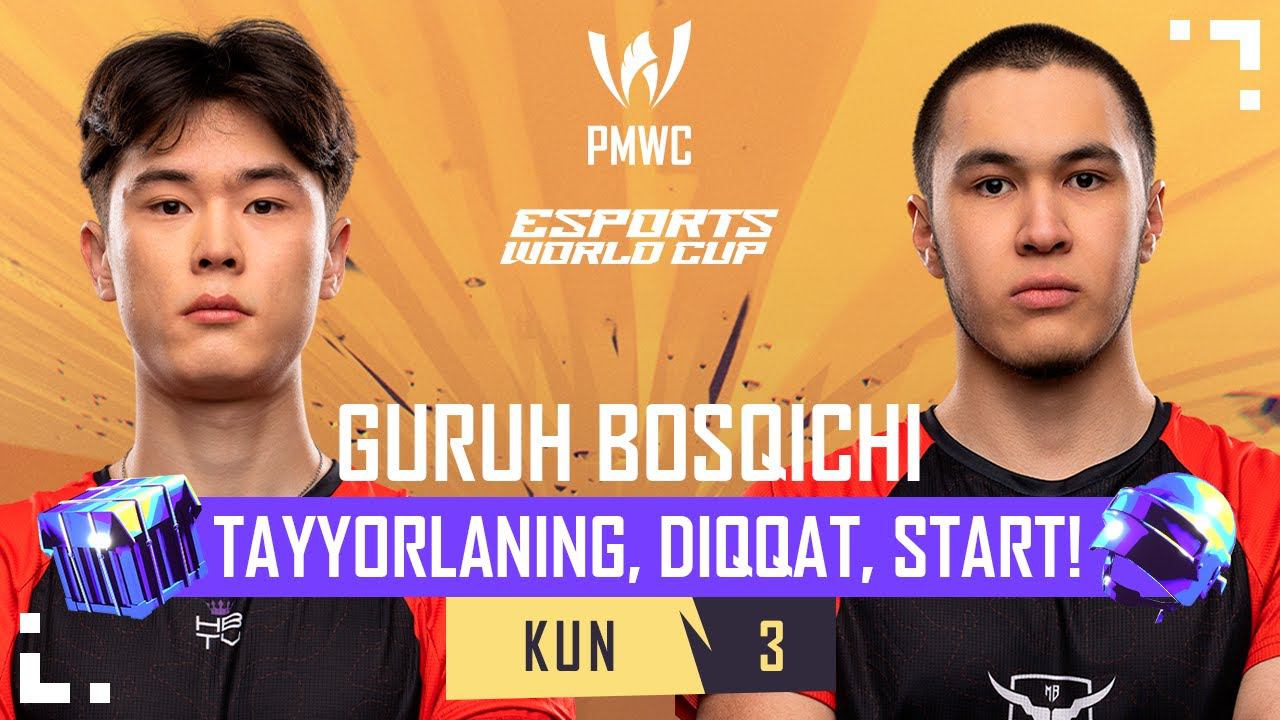 [UZ] 2024 PMWC x EWC | Guruh bosqichi Kun 3 | PUBG MOBILE WORLD CUP x ESPORTS WORLD CUP смотреть онлайн