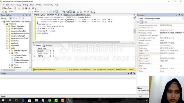 Belajar Tentang Count,Coalesce dan Rollup Pada SQL Server смотреть онлайн