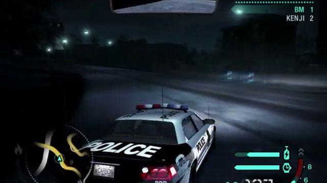 NFS Carbon Kenji vs.The Police смотреть онлайн