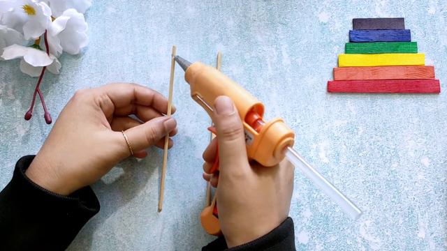 Miniature Xylophone Made With Popsicle Sticks - Toy For Your Barbies смотреть онлайн