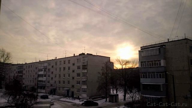 Зима 2017, восход солнца. смотреть онлайн