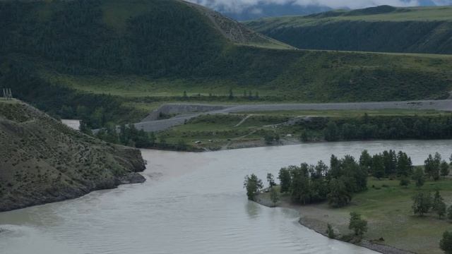 Пасмурная Катунь, фуджифильм X-T30 смотреть онлайн