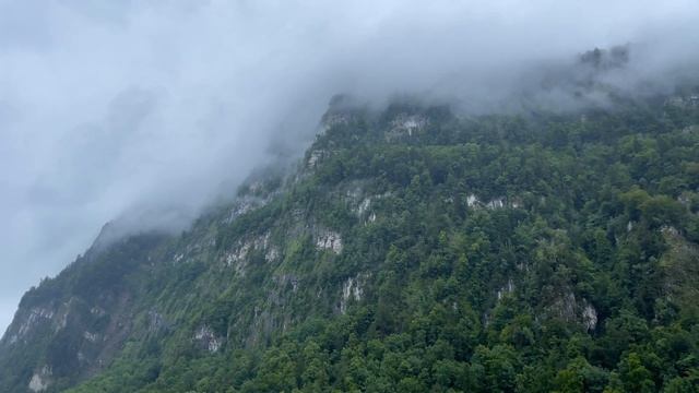 Швейцария Озеро Люцерн | На катере из Веггиса в Люцерн | Озеро Четырех Кантонов смотреть онлайн