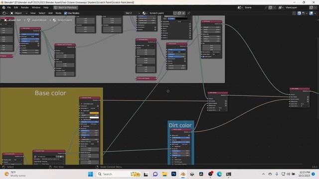 FREE Octane Blender Scratch Paint Material Walkthrough смотреть онлайн