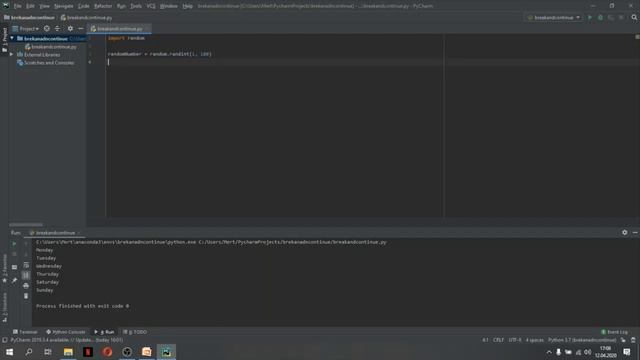 Break and Continue in PYTHON смотреть онлайн