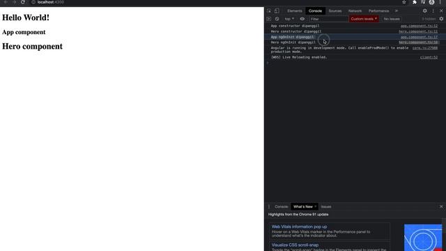 Tutorial Angular 11 #6 Component Lifecycle смотреть онлайн