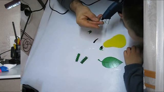 Поделка груша с червяками смотреть онлайн