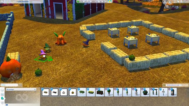 Kürbis Farm Markt bauen in Die Sims 4 | Let's Build #1 Halloween Grundstück смотреть онлайн