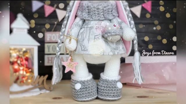 Вязаный заяц Тильда / Вязаная Сова / Вязаная игрушка крючком / Crochet Bunny смотреть онлайн