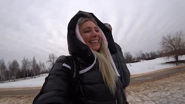 Как белый медведь в парке гулял САМОЕДСКАЯ собака смотреть онлайн