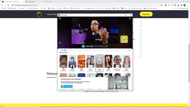 GOOGLE MEET HACK - How to Flip Your Webcam for Dance Class with Snap Camera смотреть онлайн