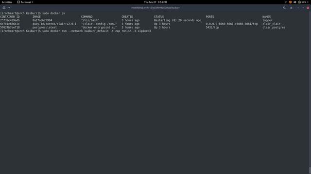 Run clair inside a docker container смотреть онлайн
