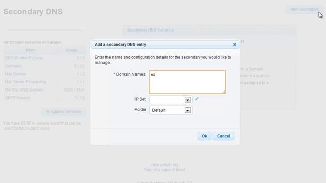 Adding Secondary DNS Domains: DNS Made Easy Tutorials