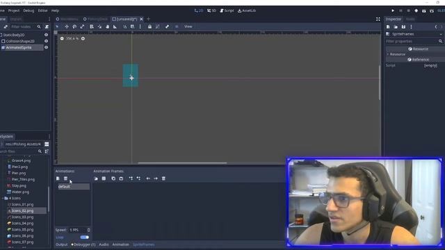 Pixel Fishing Game Tutorial / Code Along P1 (Fisherman Animation + Swimming Fish) - Godot Engine смотреть онлайн