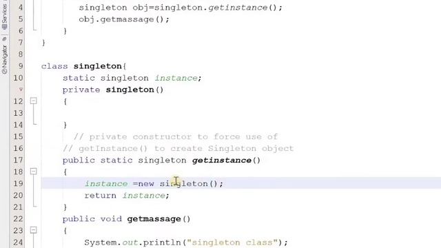 Singleton Design Patterns Lazy Instantiation with Java code bangla Tutorial | Design Pattern bangla смотреть онлайн