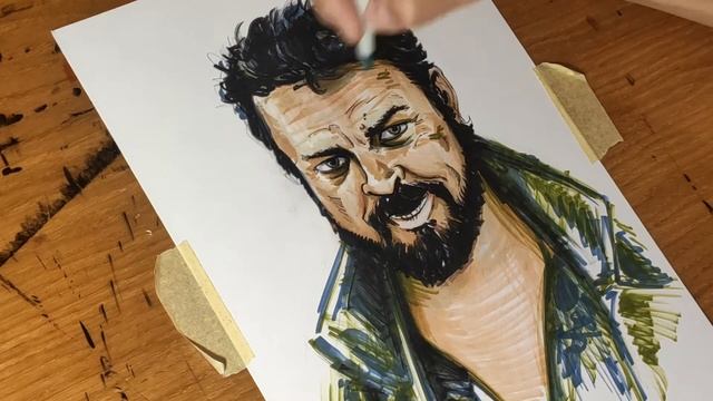 Sketching Billy Butcher | рисунок Билли Бутчер из Пацанов | The Boys Fan Art | Drawing 2020.