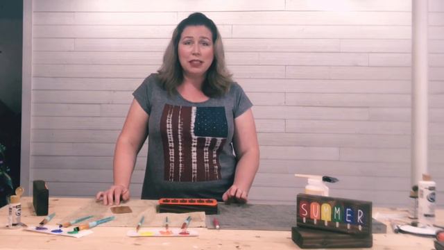 Easy DIY wood desk blocks, fun kids crafts, kids birthday party craft idea смотреть онлайн
