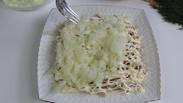 Праздничный Салат из ТРЕХ Ингредиентов! Из ПРОСТЫХ продуктов, а так ВКУСНО!! Два Рецепта смотреть онлайн