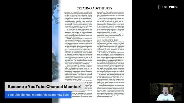 Rulebook Read-Along: World Without Number's Campaign Creation Tools, Part 5 смотреть онлайн