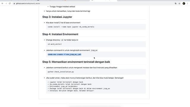 WV1 | Download Materi dan Instalasi | Word Vector untuk NLP смотреть онлайн