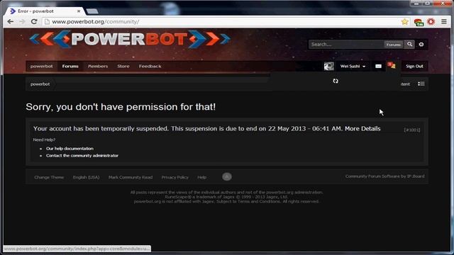 [How to powerbot] How to get suspended and have your post count reset смотреть онлайн
