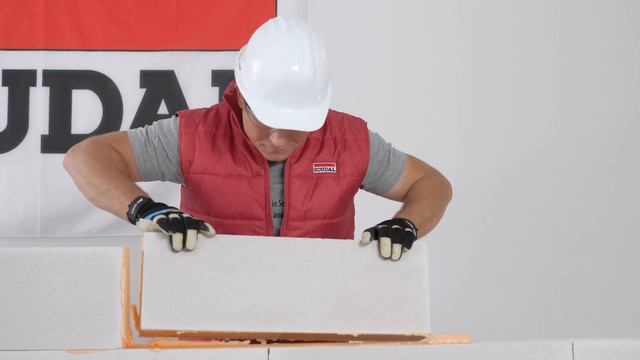 Изграждане на преградна стена ? от газобетонни тухли с пяна за лепене❗ смотреть онлайн