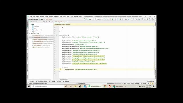 Android Volley Tutorial : How To Add Volley Library To Your Android Studio Projects смотреть онлайн