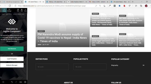 Adsense approval with customize newspaper theme part 1 #newspaper #adsense #freetheme смотреть онлайн