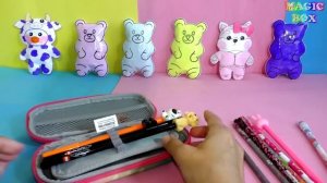 Заполняем пенал в школу Милая канцелярия с собачками