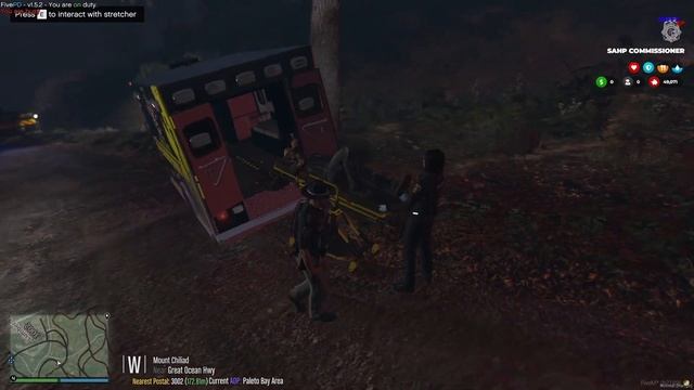 Fiery Car Crash in GTA 5 RP смотреть онлайн