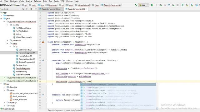 WikiAPIVideo 18 Favorite Fragment Setup смотреть онлайн