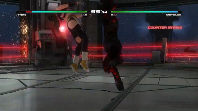 Dead or Alive 5 Last round Hitomi (exploding clothes) vs Hayabusa смотреть онлайн