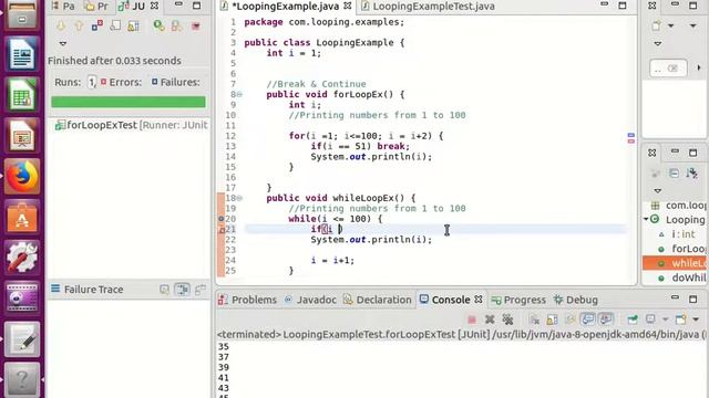 for loop while loop do while loop switch break continue for each loop enums in java смотреть онлайн