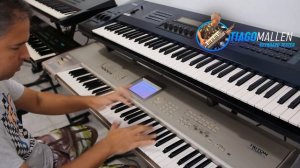 KORG TRITON STUDIO 76 (ANTIGO, PORÉM COM TIMBRES ATUAIS) COLOCA O FONE . DEMO by TIAGO MALLEN #korg