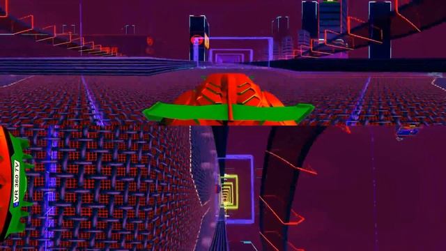 VR Tron Neon 80's retro Race Game 360 4K Video смотреть онлайн