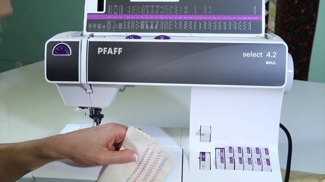 Pfaff Select 4.2 34 Decorative Stitches смотреть онлайн