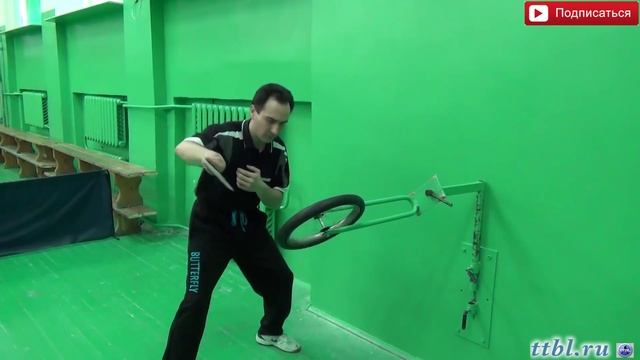 Уроки настольного тенниса.Часть 43. Нижне - боковая подача Table tennis lessons 43 смотреть онлайн