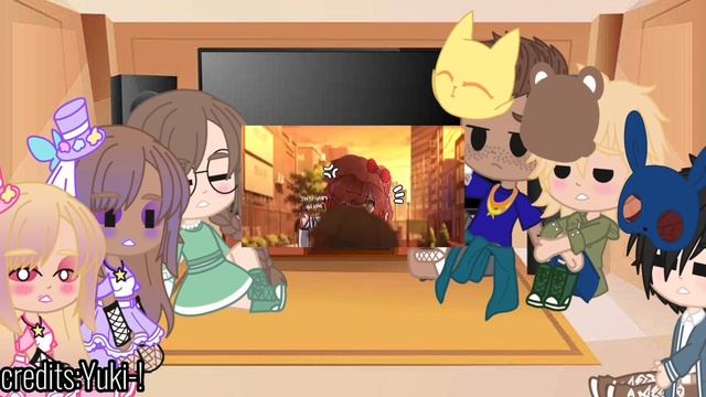 •||Past Micheal Afton and his classmates react to his future||•[]•StarShine• смотреть онлайн