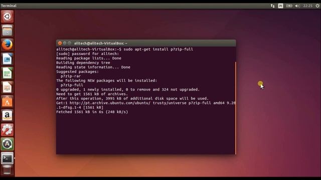 install 7zip from terminal in ubuntu смотреть онлайн