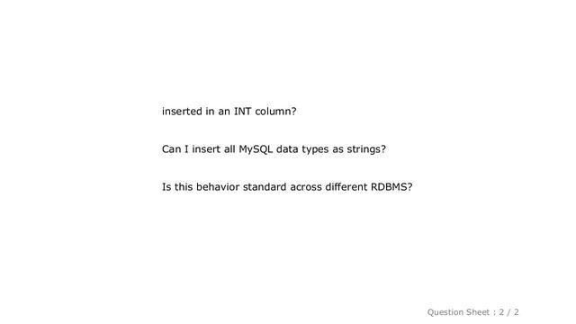 MySQL : In MySQL, should I quote numbers or not? смотреть онлайн