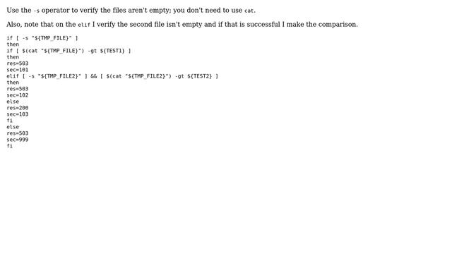 Unix & Linux: test for blank file not failing as expected (3 Solutions!!) смотреть онлайн