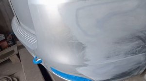Быстрый ремонт заднего бампера Лада Ларгус