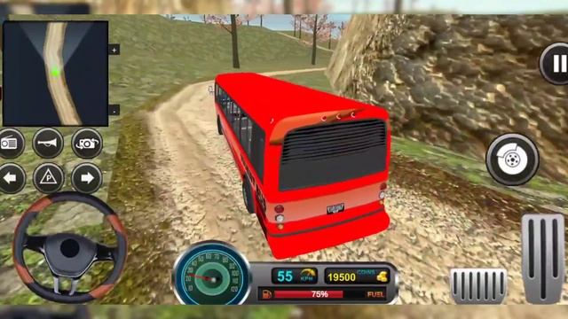 Uphill Off-road Crazy Bus Driving Game - Offroad Bus Game 2021 - Best Android Game смотреть онлайн