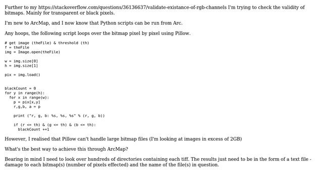 GIS: Loop over pixel data using Python in ArcMap смотреть онлайн