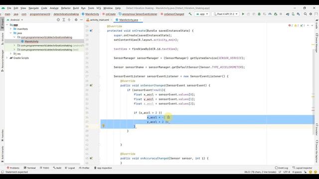 How to detect the vibration or shaking of the phone in your Android App? - Android 12 | API Level 3 смотреть онлайн