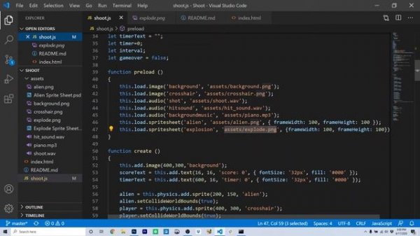 Phaser Project: Build Your First JavaScript Game with the Phaser Library | BUILD 003