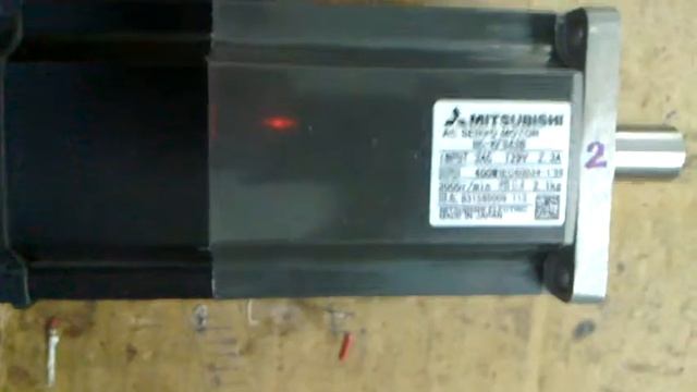 Mitsubishi Servo Motor HCKFS43BK Test