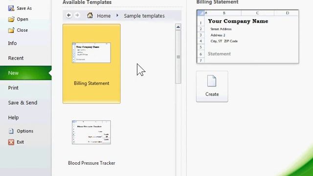 Create a New Workbook Based on a Template - Excel 2010 смотреть онлайн